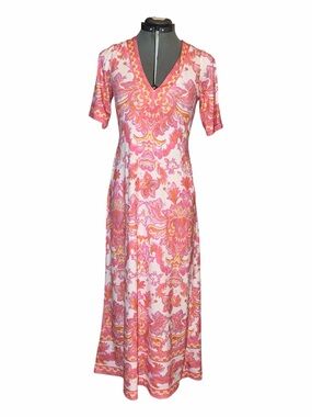 Hale Bob Bethany pink Dress sz XS